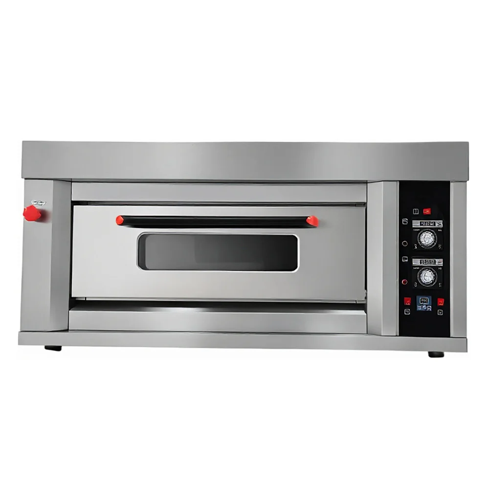 Bakery Machine Equipment Gas Deck Oven 1 Deck 2 Trays for Bakery Bread
