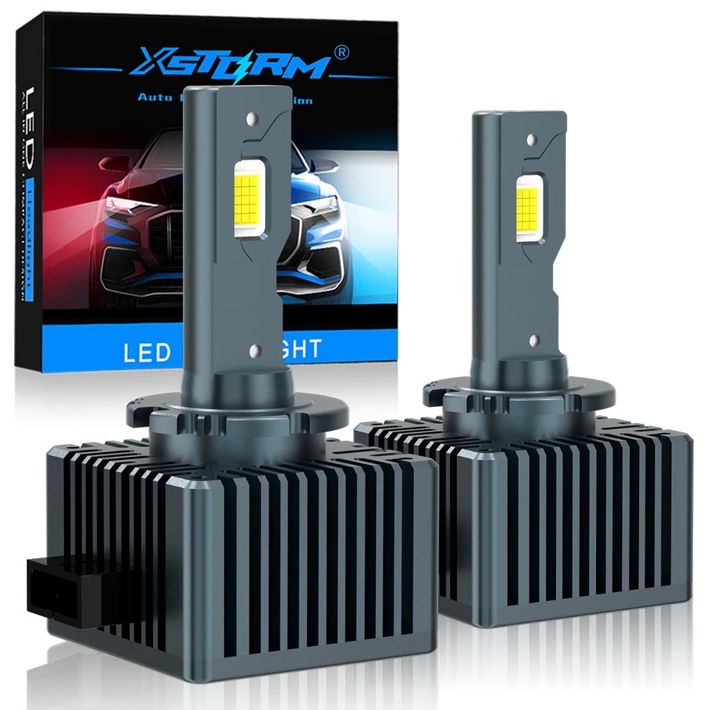 XSTORM D1S LED D3S D2S D4S D5S H7 Led Canbus Lights No Error Car Headlights Bulbs HID Auto Lamp Plug&Play Headlamp 6000K 12V 24V