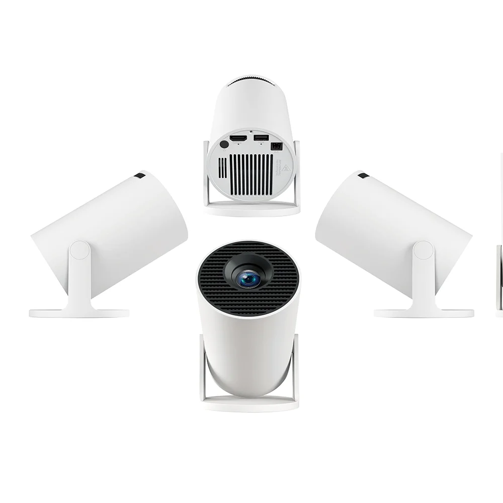 HY300 Super Professional HY300 + Portable Mini 4k 170 Lumens Wifi 6 Wireless Screen Projection Indoor Home Theater Projector