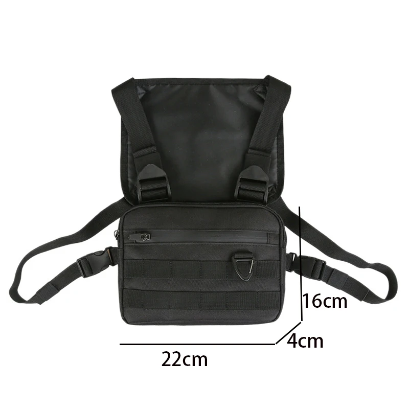 Lightweight Running Vest Backpack Outdoor Cycling Bag Men Hiking Marathon Chest Rig Bags Storage Pocket Unisex Sports Chest Pack