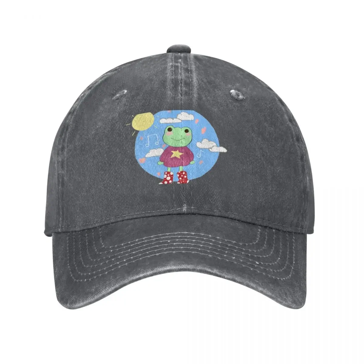 Happy day frog Baseball Cap Anime Hat Icon Men Caps Women's