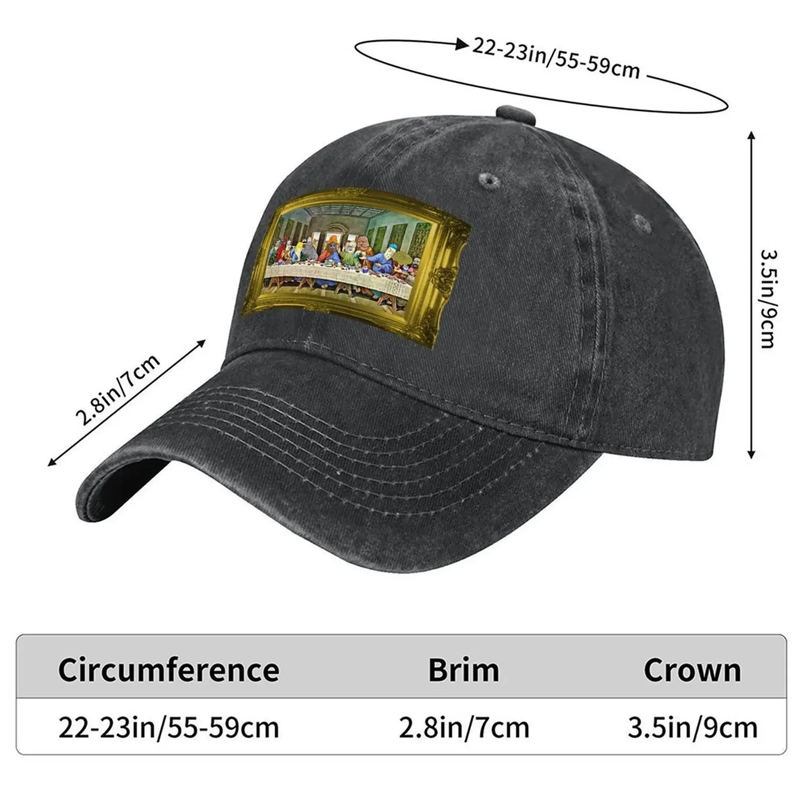 New Last Supper of Browntown Baseball Cap Hood Designer Hat custom caps fishing hat Girl'S Hats Men's