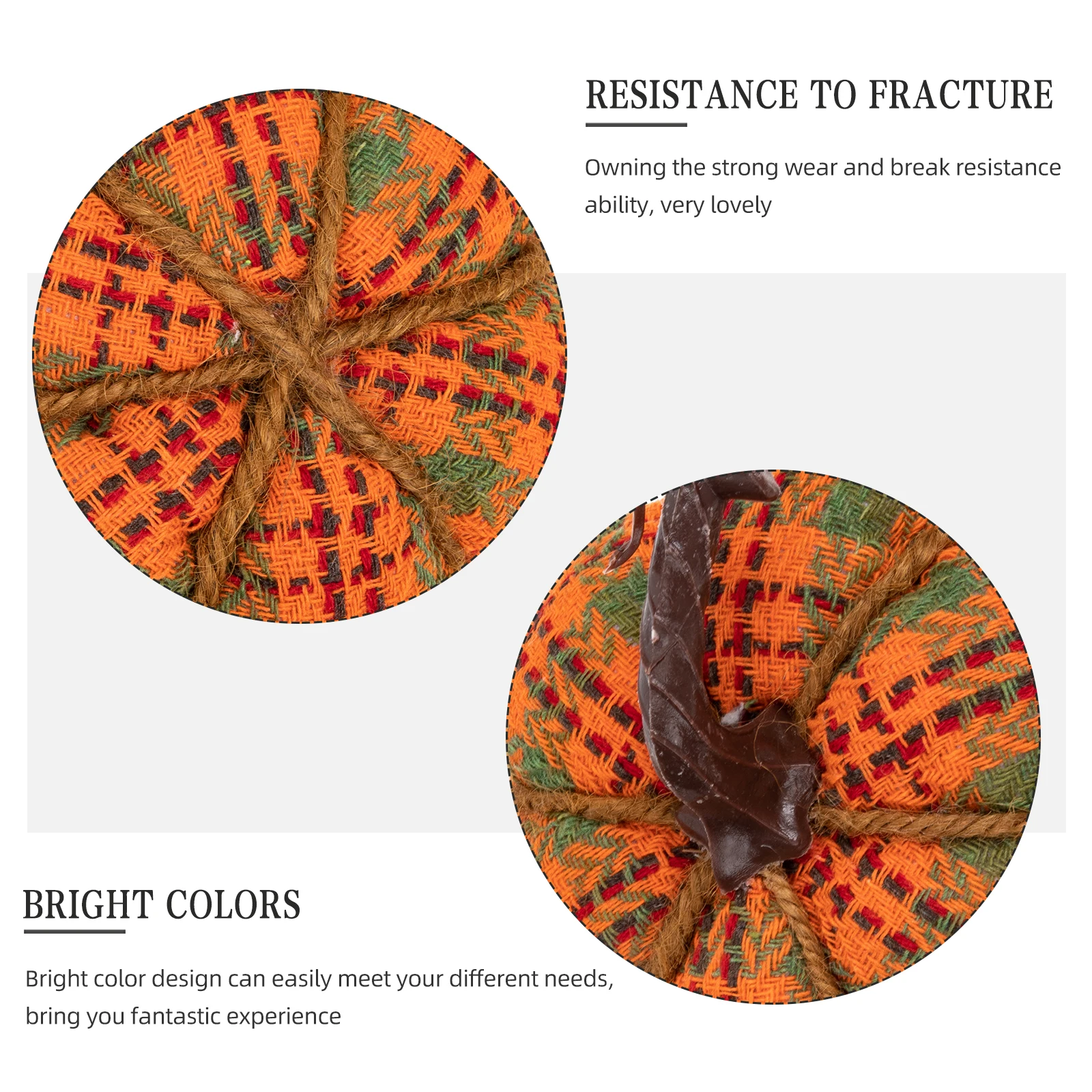 

Knitting Pumpkin Decor Fall Thanksgiving Artificial Colorful Home DIY Photo Prop Mini Model Festival Atmosphere Easy Storage