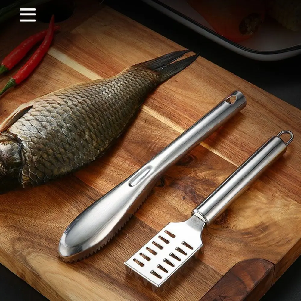 Durable Stainless Steel Fish Scale Remover Cleaning Fish Sca