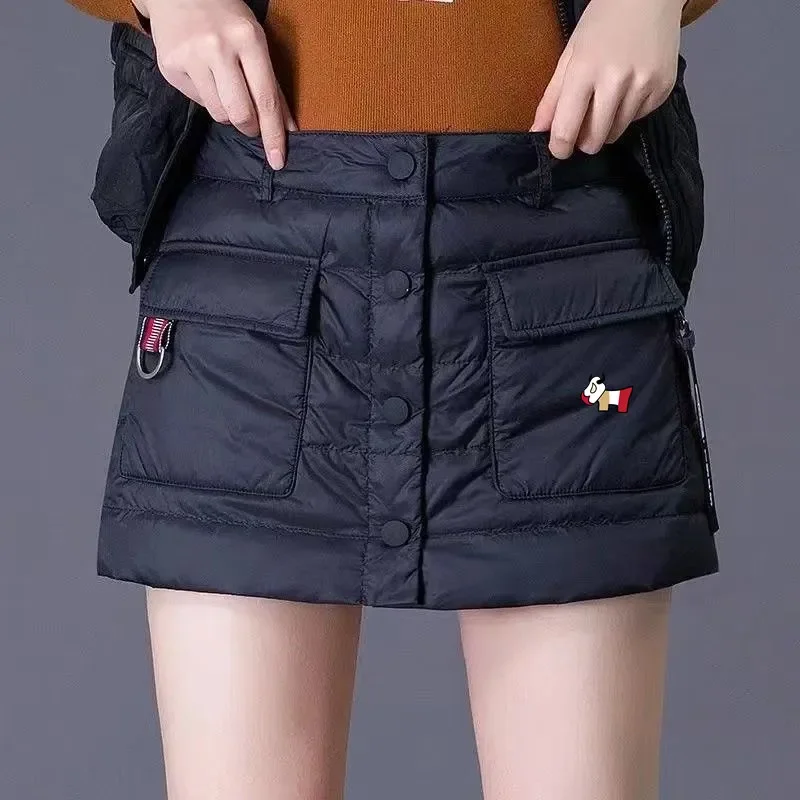 Koreanische Golf Gepolsterte Shorts Winter Golf Tragen Frauen 2024 Hohe Qualität Golf Shorts Neue Gefälschte Zwei Artikel Rock Hosen Frauen Golf kleidung