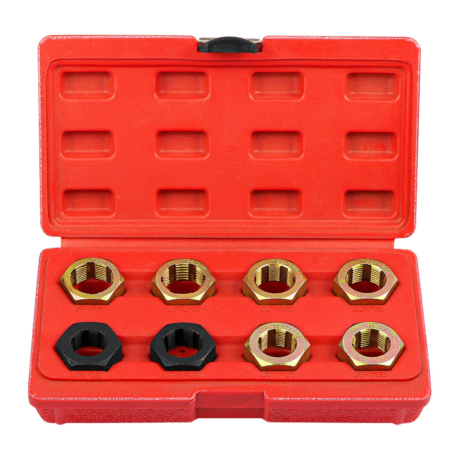 

8PCS Car Transmission Shaft Screw Repairing Kit Metric Inch Thread Repairer Set Automobiles Screw Tool 6 Metric Screw Die