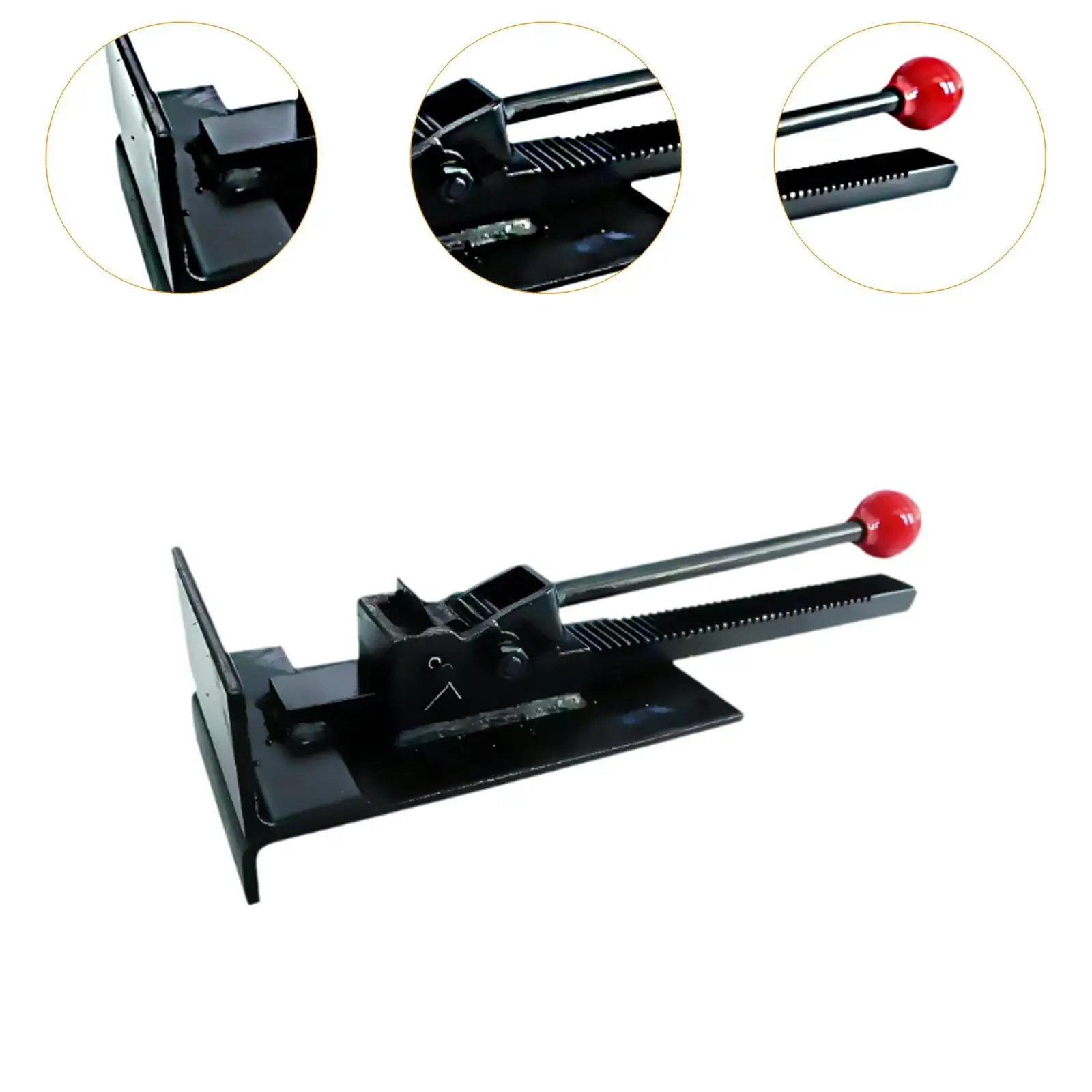 Hardwood Floor Jack Heavy Duty Alloy Steel Practical Straightening and Pulling Tool Portable Aid for Flooring Install