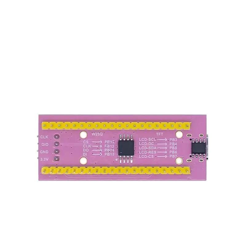 AA08-STM32F103C8T6 Development Board .96-Inch LCD TFT Screen Microcontroller Type C With LED