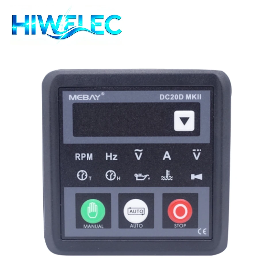 Mebay DC20D MKII Generator Controller Module Auto Start Controller for Diesel Engine Control Module