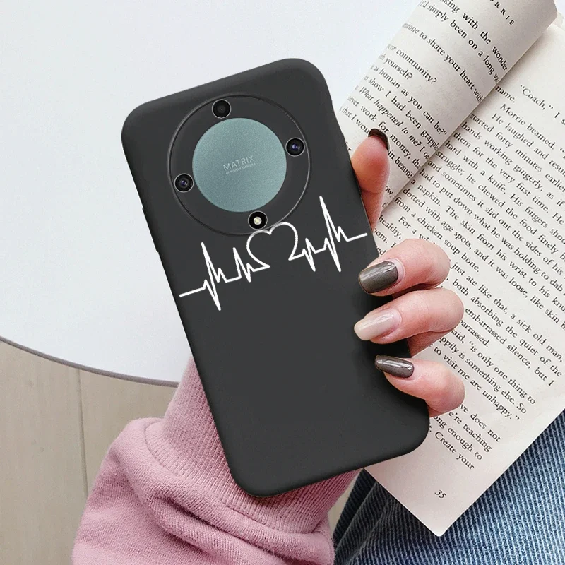 Love Heart Daisy Flowers For Honor X9a X9b X9 Magic5 Lite 5G Magic 6 5 4 Lite Case Silicone Soft Cute Cartoon Fundas Capa Shell