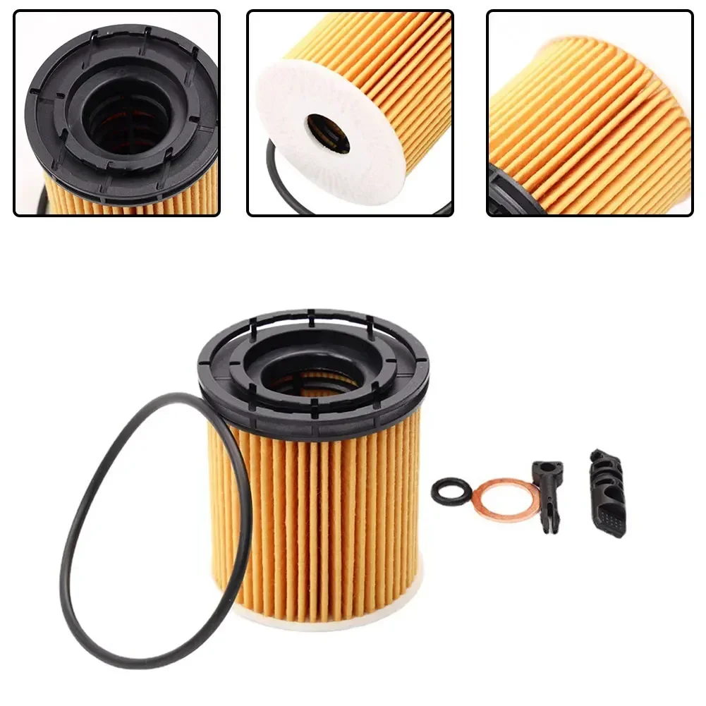 Car Oil Filter For Kia 1.6L Engine Fuel Filter Kit 26350-2M000 263502M000 Plastic+Rubber+Filter Paper+Filter Cotton Accessor