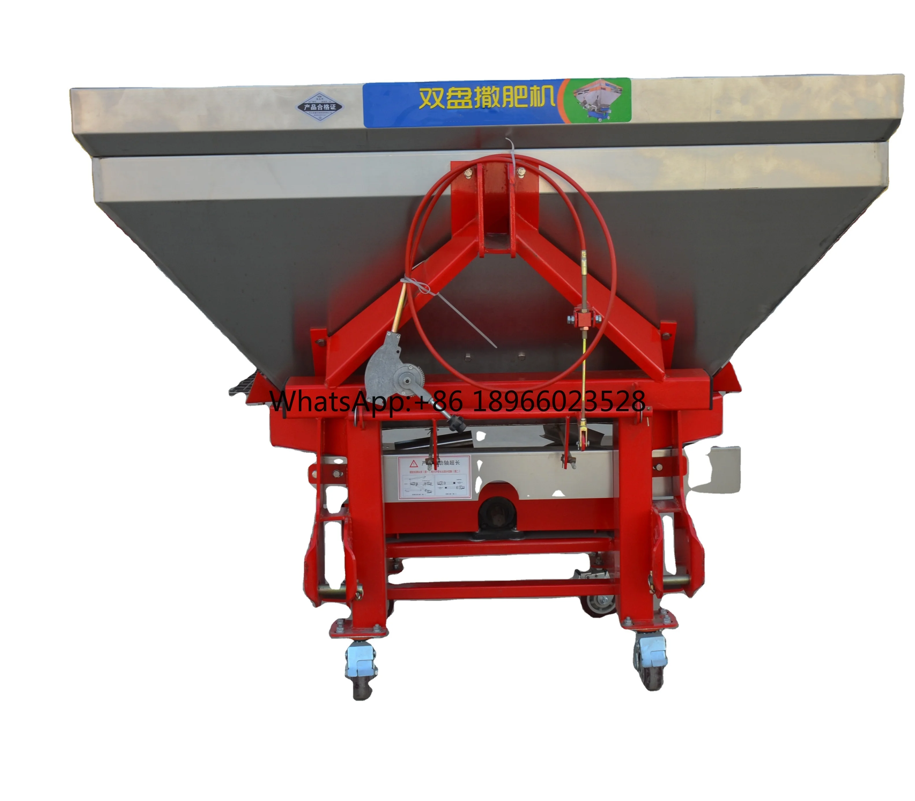 High Quality Agricultural Machinery two Disk fertilizer spreaders for tractor