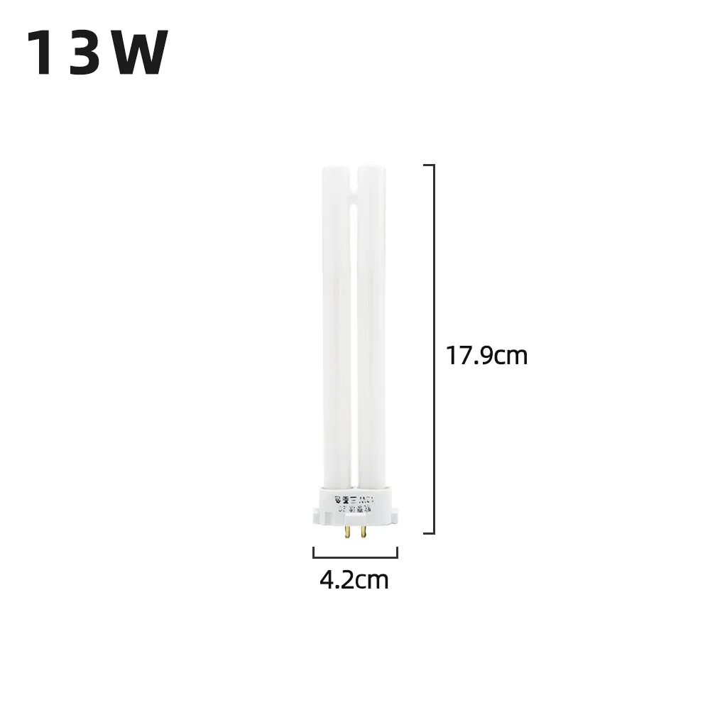 Fluorescent Lamps 220V Party Four Needles Desk Lamp Tubes Eye-protection Lights 13W 18W 27W Square Four-pin Trichromatic Tube