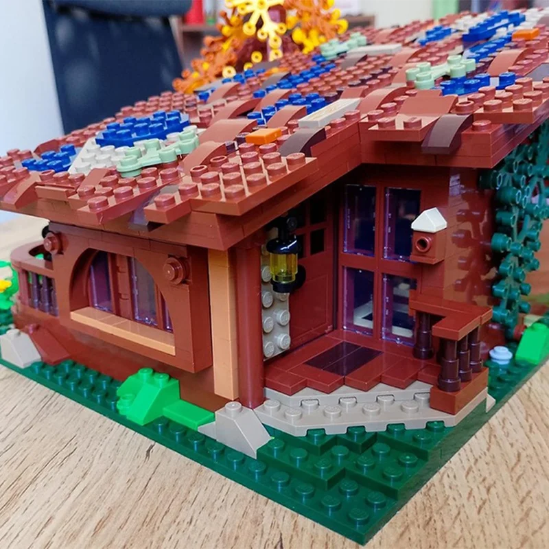1729 قطعة MOC أفكار منزل التنوب ونماذج بناء هدية الكريسماس كتل العمارة لتقوم بها بنفسك لعبة فكرة إبداعية عيد ميلاد الاطفال #4