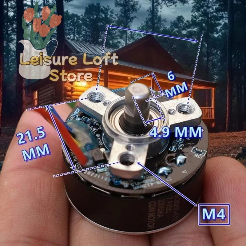 

BL3525O Бесщеточный двигатель BLDC 35 мм — двигатель с высоким крутящим моментом 7,4 В, 3200 об/мин, с управлением скоростью ШИМ для робототехники/сделай сам