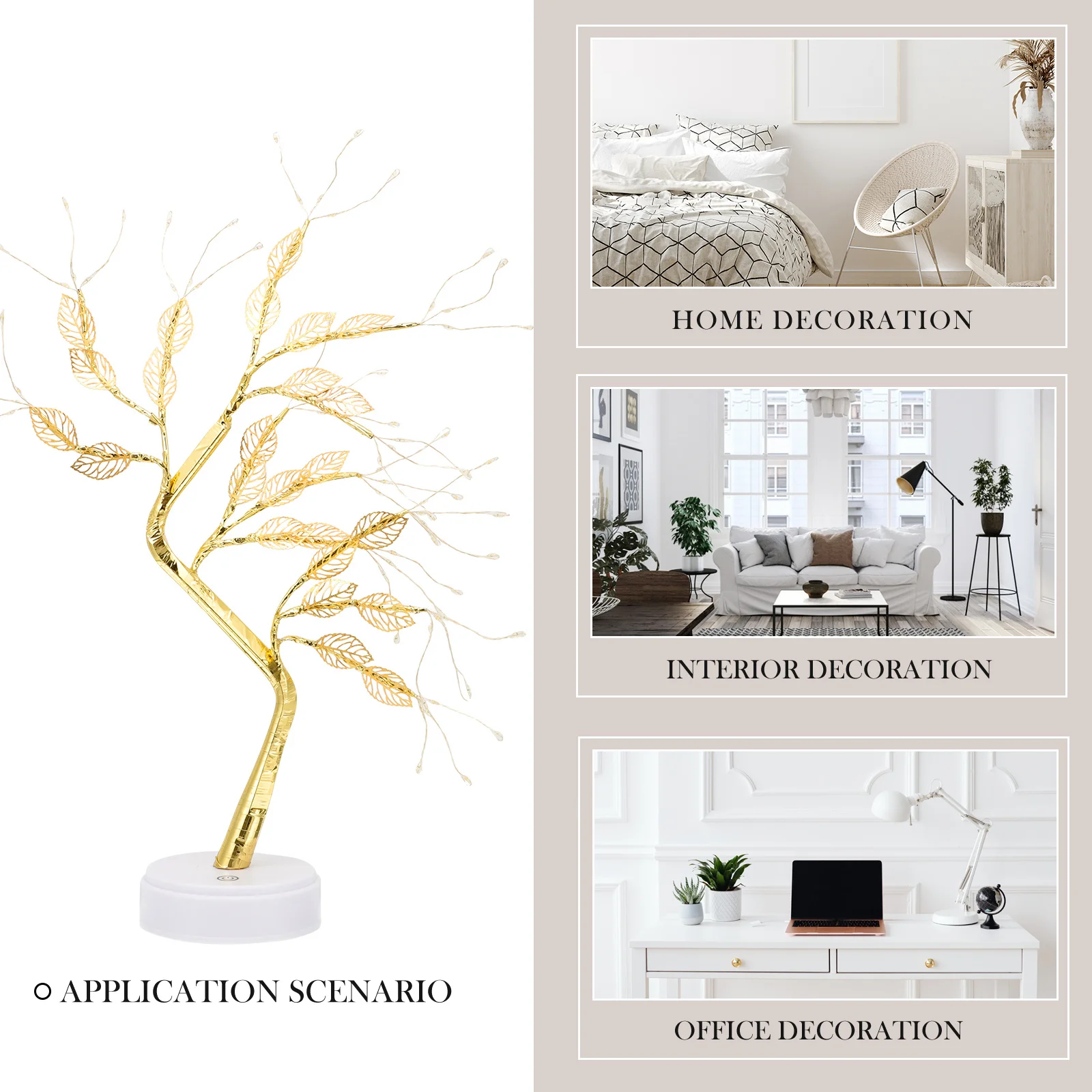 

Miniature Artificial Tree Lamp Stylish Bedside Table Light Living Room LED Night Lamp Bedroom Desk Light Nursery Decoration