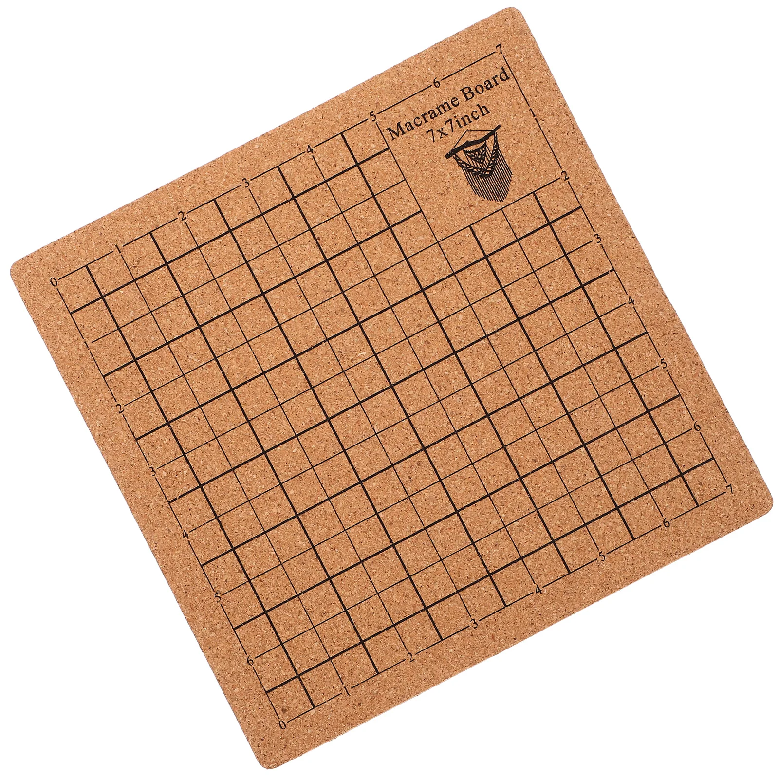 

Cork Board 12x16 Inch Soft Wood Macrame Boards for DIY Braiding Knotting Projects Grid Measuring Bracelet Crafts Reusable Sturdy