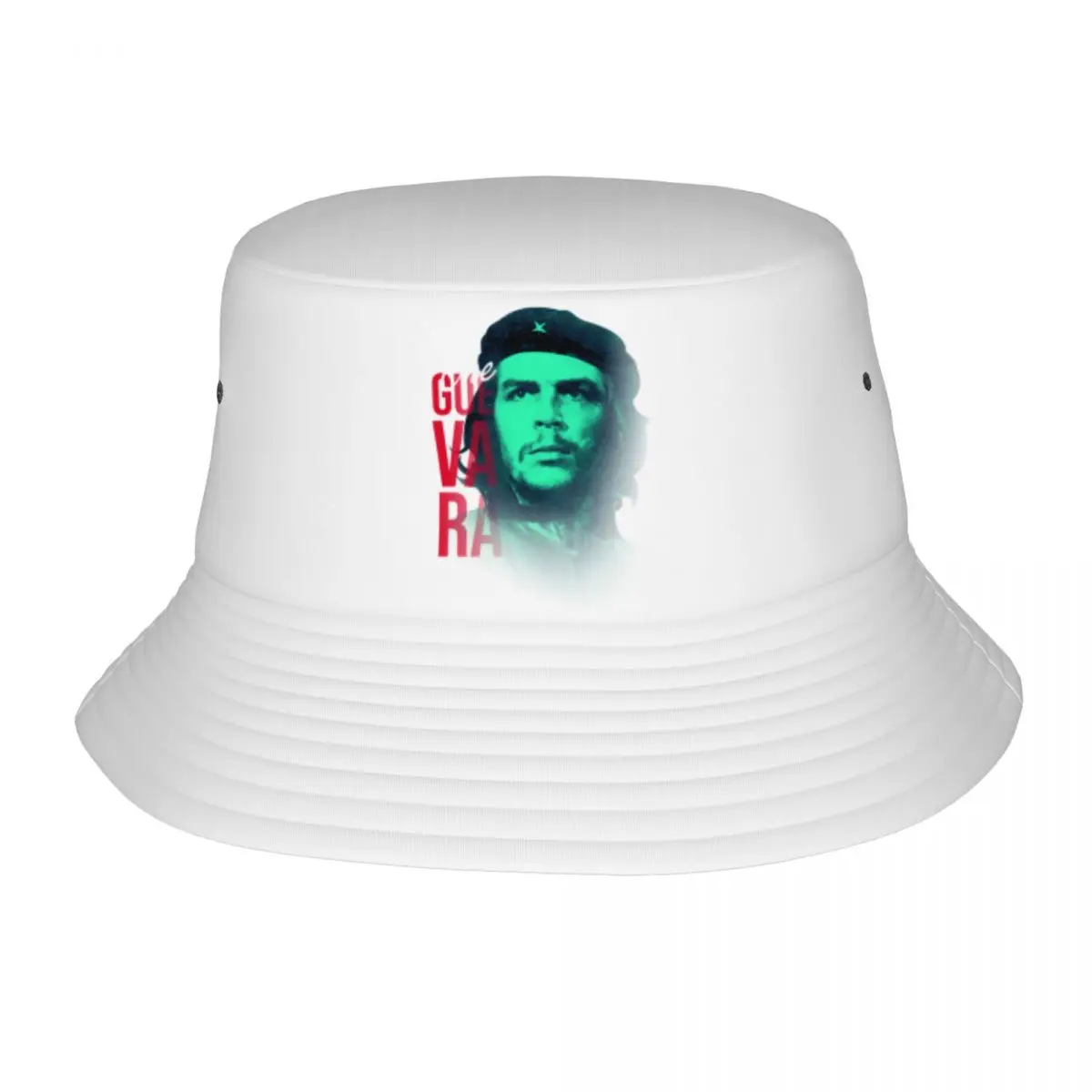 

Custom Che Guevara Hero Bucket Hat Men Women Cuba Cuban Socialism Freedom Beach Sun Summer Fishing Cap