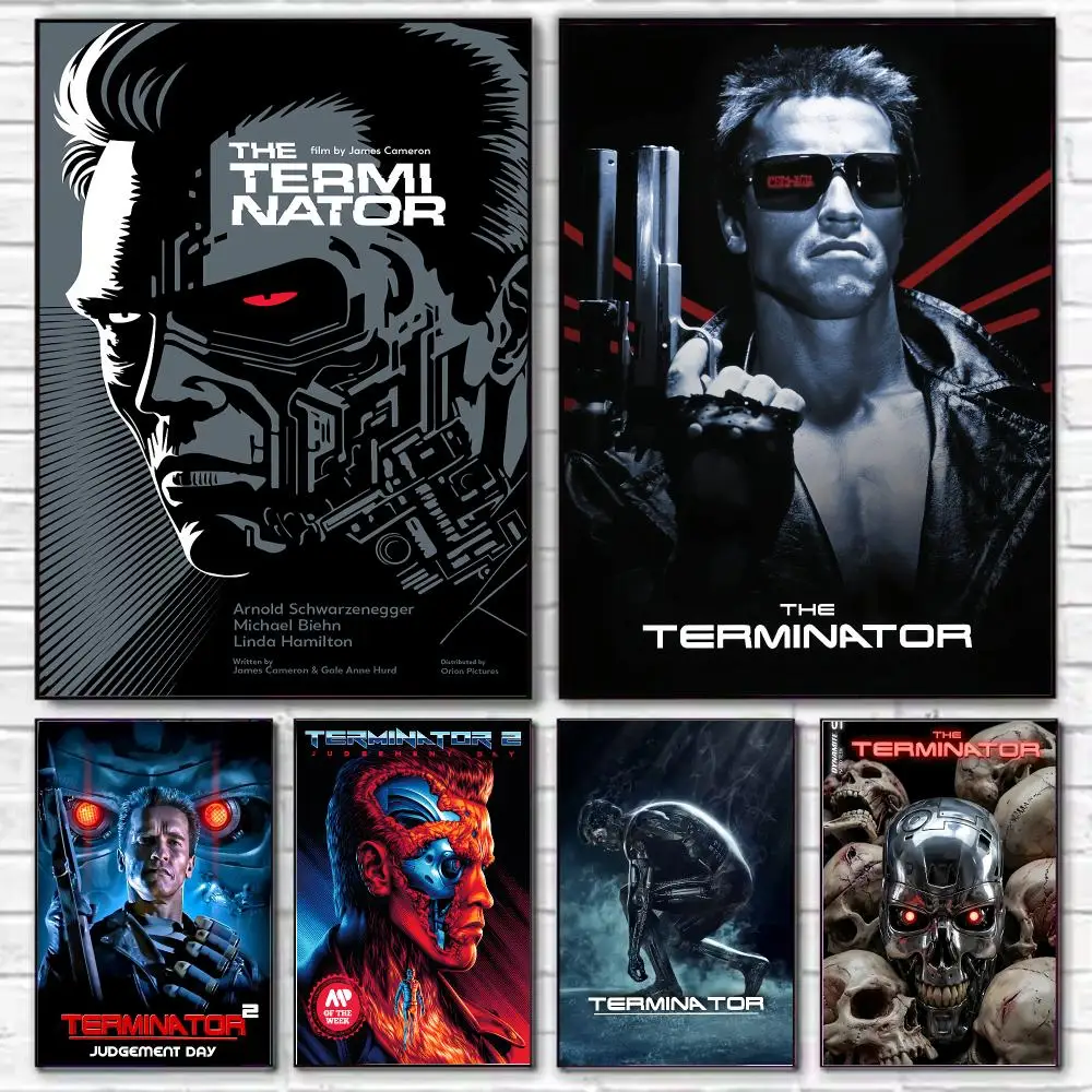 Movie The Terminator Poster Stylish Wall Art Print for Living Room Bedroom Study Office Café Home Decor Modern Gift