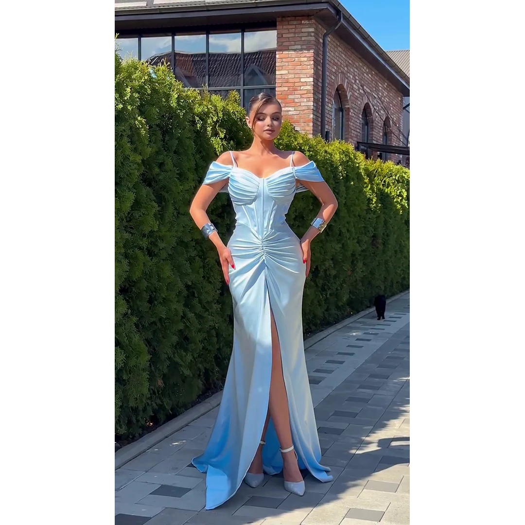 

Lumina Luxury Elegant Party Dresses for Wedding Woman Custom Made Lace Dress Card Shoulder Fishtail Skirt Evening Dresses Brands