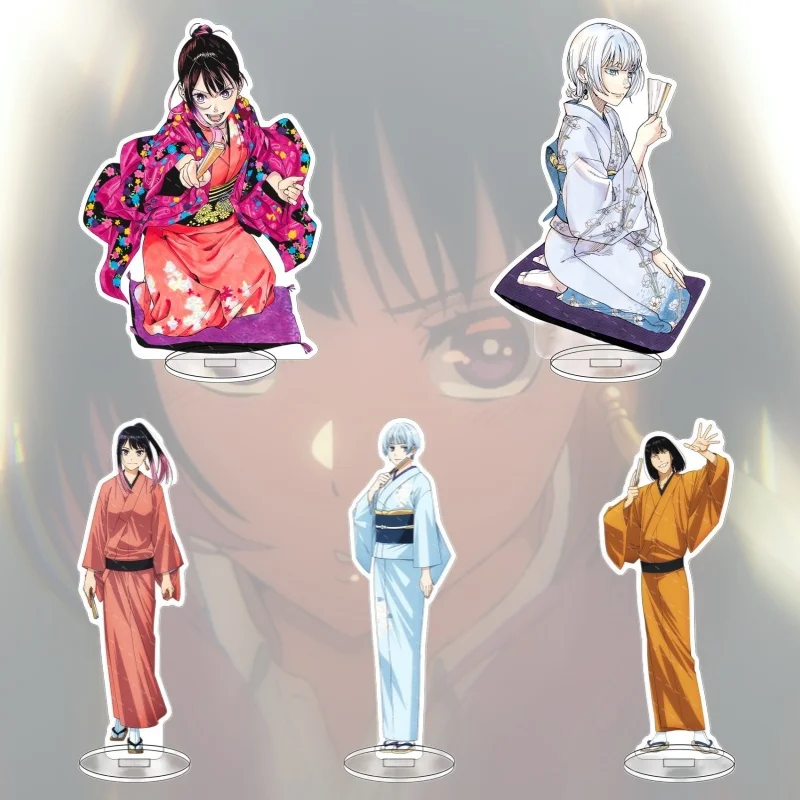 Akane-banashi Anime Akane Shinta Isshō Shiguma Kaisei Taizen Acrylic Stand Keychain Cosplay Prop Decor Birthday Toys 15cm