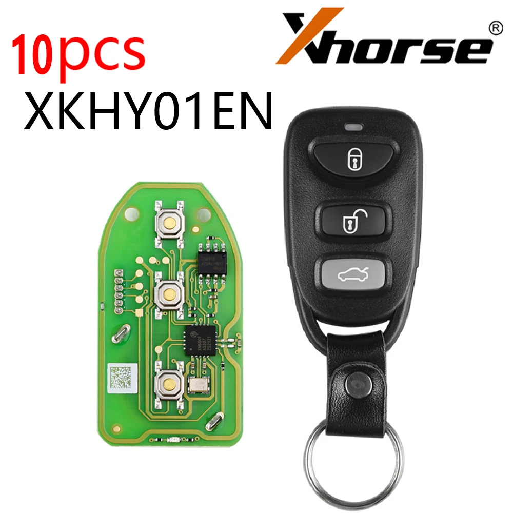 

10pcs/Lot Xhorse XKHY01EN Wire Remote Key for Hyundai 3+1 Buttons English Version for VVDI2 VVDI Mini Key Tool