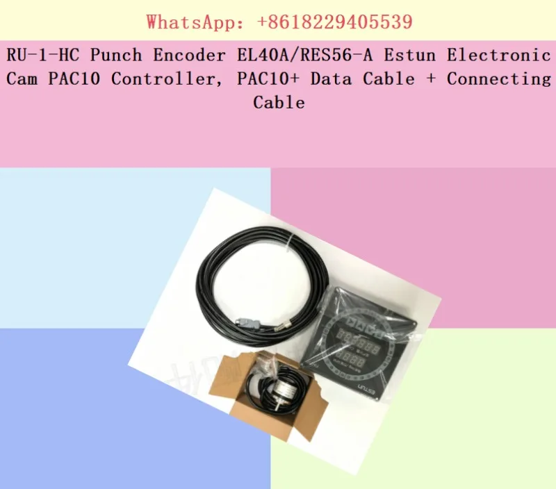 RU-1-HC Punch Encoder EL40A/RES56-A Estun Electronic Cam PAC10 Controller, PAC10+ Data Cable + Connecting Cable