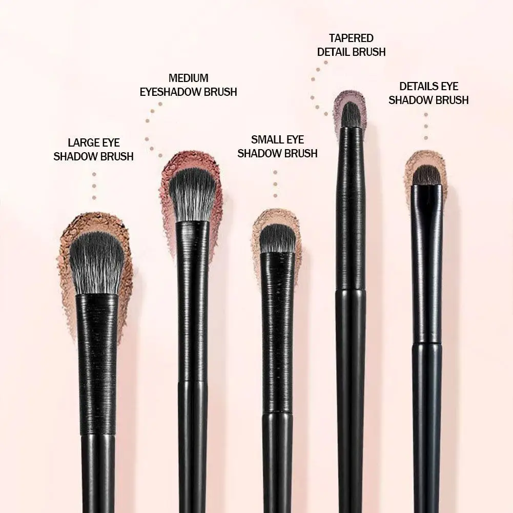 8 /10pcs Eyeshadow Brush Set Makeup Brush Soft Eye Smudging Extremely Thin Edge Eyeliner Sleeper Silkworm Concealer Nose Tools