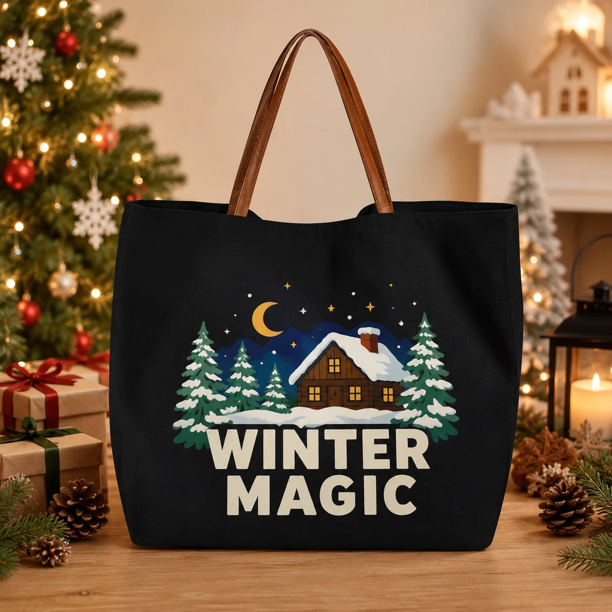 Customized  Halloween Canvas Tote Bag Custom Name Spooky Pumpkin Print Reusable Shopping Handbag For Women Kids Halloween Party