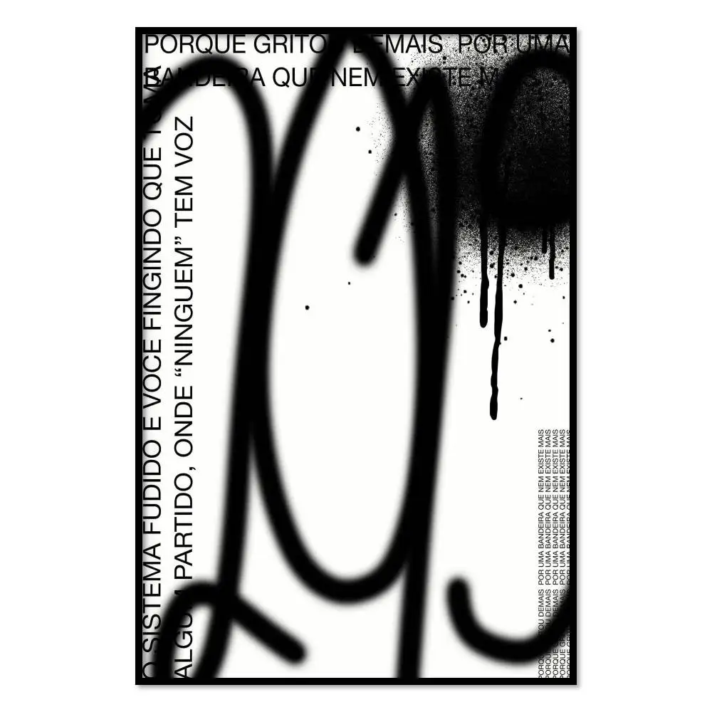 Untitled 3 Poster Self-adhesive Wall Art Decorations Room Decor HD Frameless
