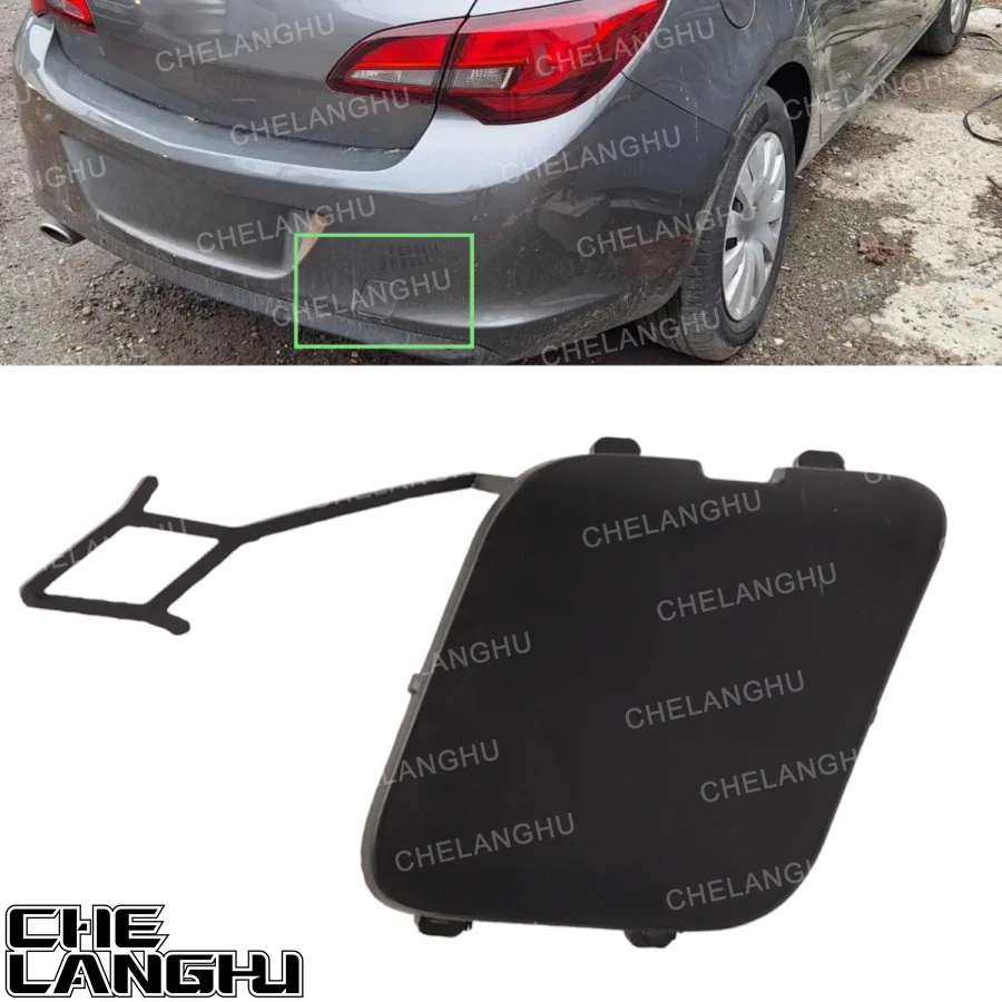 

For Vauxhall/Opel Astra J Sedan 2012 2013 2014 2015 Car-styling Rear Bumper Trim Tow Eye Hitch Cover 20886337