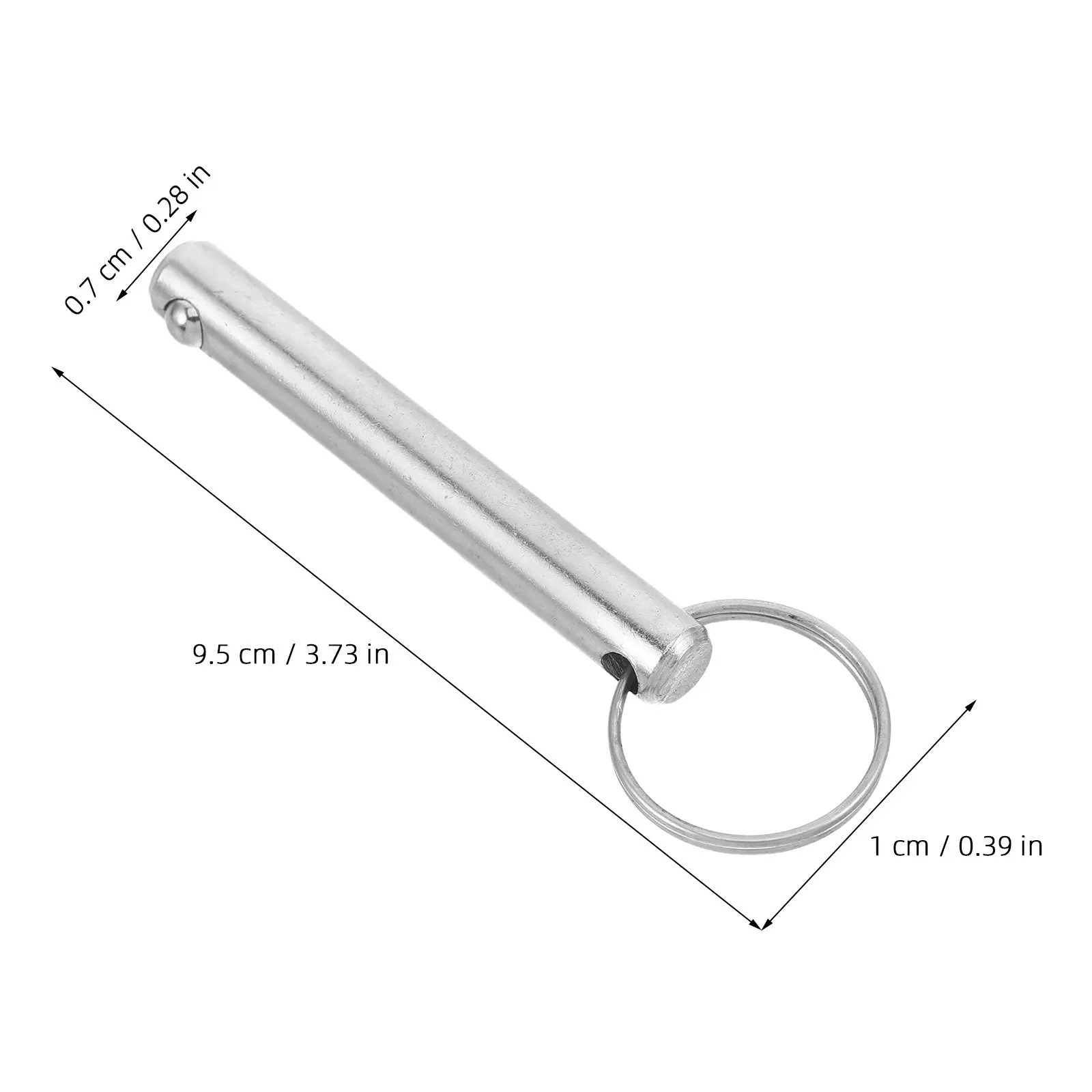 10Pcs Spring Positioning Lock Pins Carbon Steel Pull Ring Ball Head Release Pin Quick Disconnect Mechanical Locating Pins