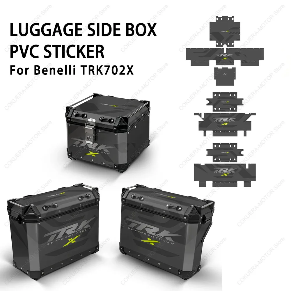 For TRK 702X TRK702X Motorcycle Side & Top Case Decals Stickers Luggage Box Protective Decals, Adventure Moto Accessories