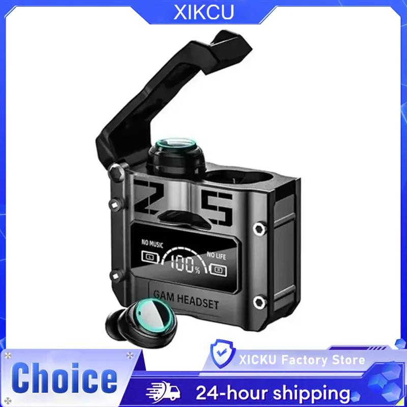 

Беспроводные наушники HQ с шумоподавлением, высококачественные наушники TWS M25, наушники-вкладыши со светодиодным дисплеем типа C, наушники с перезарядкой