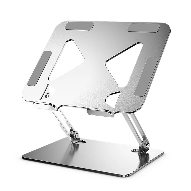 Notebook bracket Carbon steel alloy heightening vertical heat dissipation Computer bracket Adjusting folding storage rack