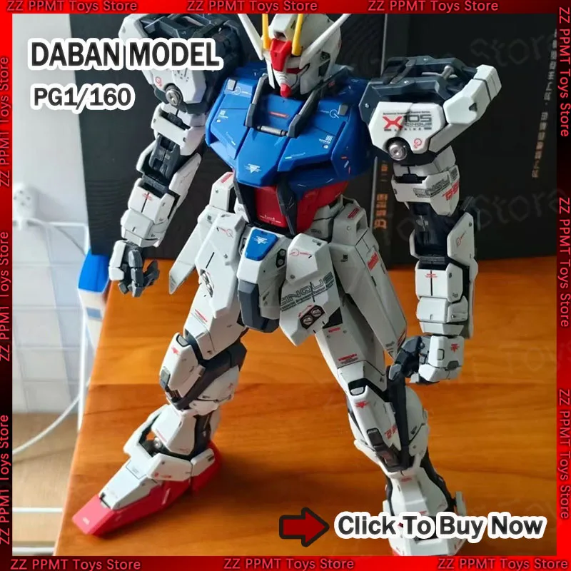 

В наличии: Набор для сборки модели Daban PG 1/60 Gat-X105 Strike, пластиковый скелет, аниме-фигурка робота, пластиковая модель, подарки, игрушки