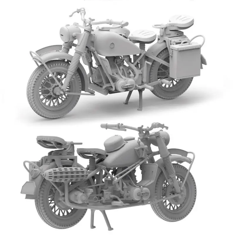 FREEDOM 16006 1:16 Military Motocycle R75 Solo Model Kit