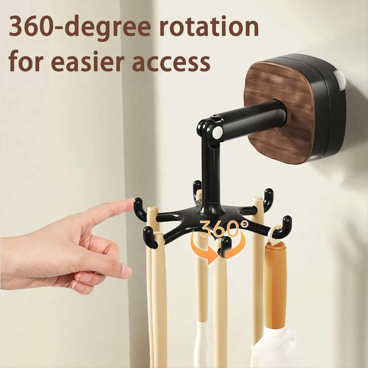 Shower Suction Hooks Rotating Hanger No-Drill Traceless Adjustable Hanger for Window Robe Plant Garland Key Pictur