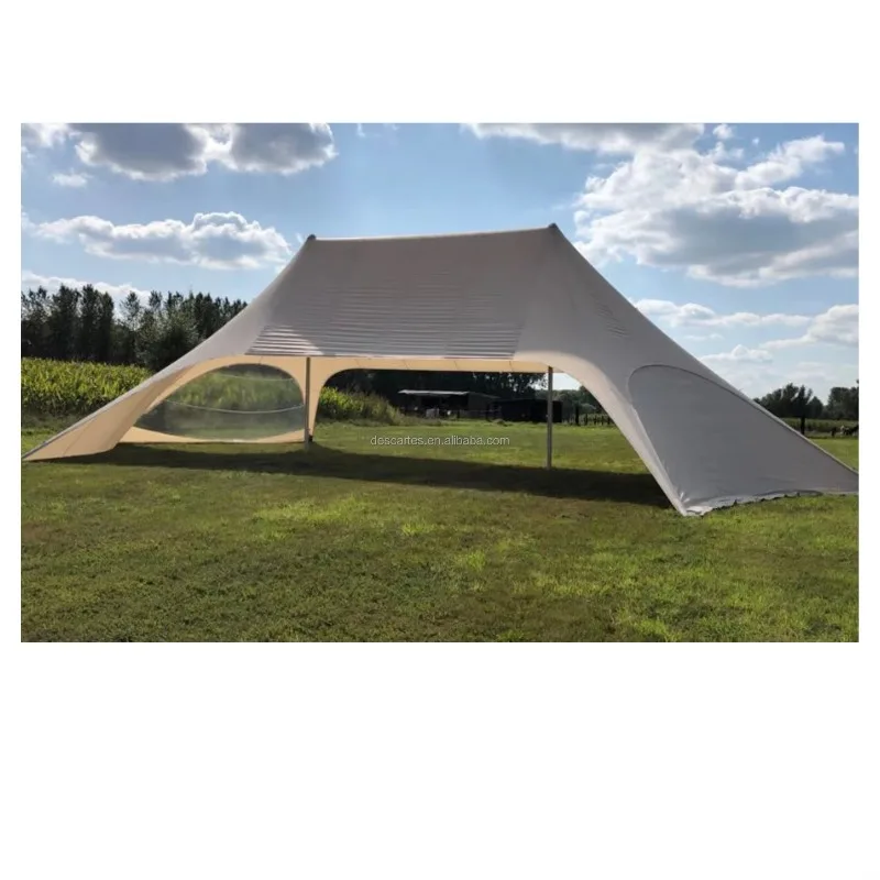 

YTYIN UV Resist Twin Pole Canopy Event Star Tent With Side Panels