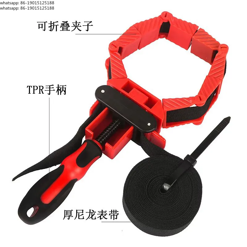 Picture frame clip Door splitter Aluminum cabinet Woodworking fastener 90 degree right angle fixed clip group Angle holder