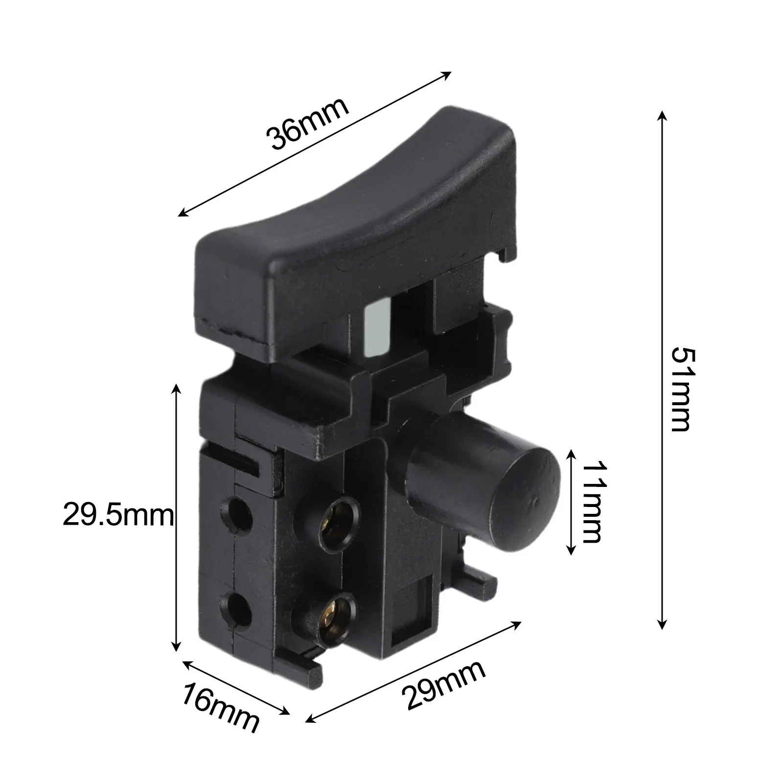 Electric Chainsaw Switch Replacement Chainsaw Switch 10A 250V AC 20V 125V DC Easy Installation Reliable Performance