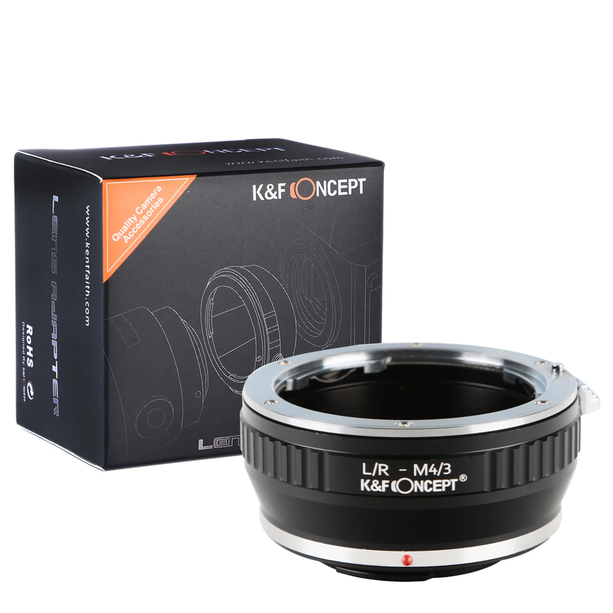 K&F Concept LR to m4/3 Lens Adapter for Leica R mount lens to Micro 4/3 MFT BMPCC OM-D G3 GH2 GH4 E-M5 E-M10