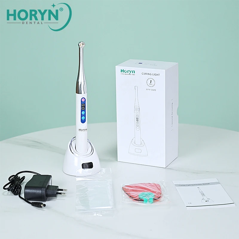 Dental Led Curing Light LED Curing Lamp 1 Second Cure Blue Light Metal Head Dentistry Tool