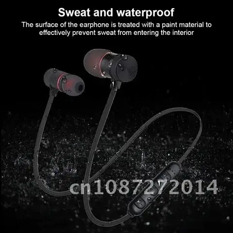 Bluetooth-compatible Earphone Wireless Headset Stereo Headphones Sports Magnetic Earphones for Xiaomi 7 8 9 Redmi Note 8 K30 K20