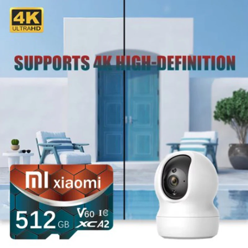 بطاقة ذاكرة صغيرة XAIOMI 2 تيرا بايت 128 جيجا بايت فئة 10 V30 TF بطاقة 1 تيرا بايت بطاقة SD 512 جيجا بايت عالية السرعة مايكرو TF بطاقة SD 256 جيجا بايت لنينتندو سويتش