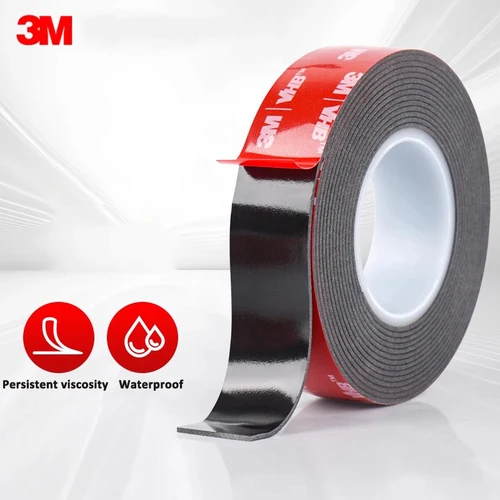 Imagen 2 del producto Cinta adhesiva de doble cara 3M 5952 cinta Vhb fuerte sin costuras alta viscosidad resistente a altas temperaturas cinta de espuma negra para coche 3M