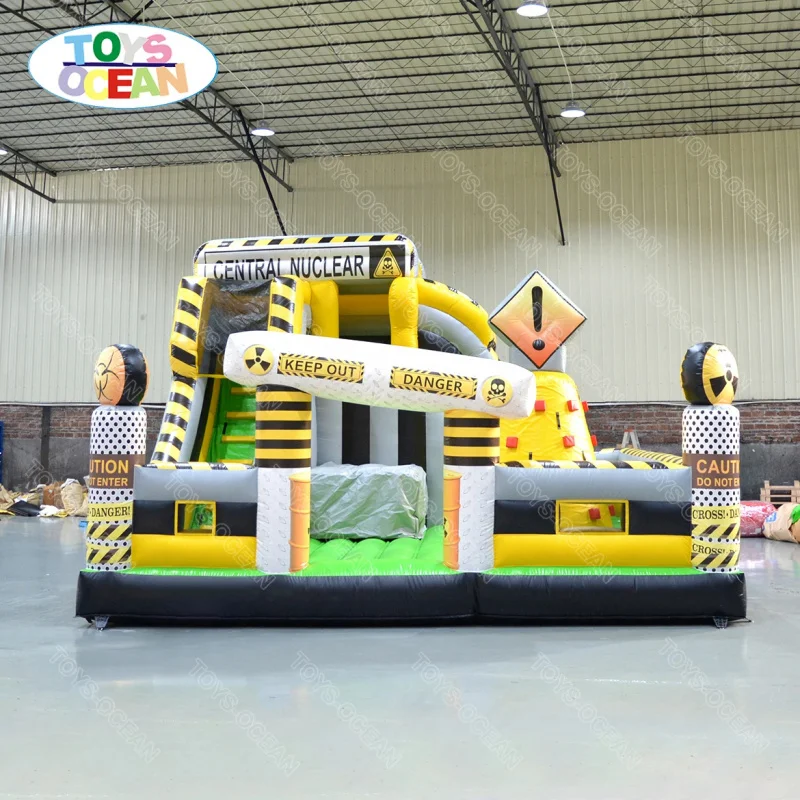 Inflatable Climbing Wall Slide Bounce Combo | Kids Adventure Park | Commercial Use
