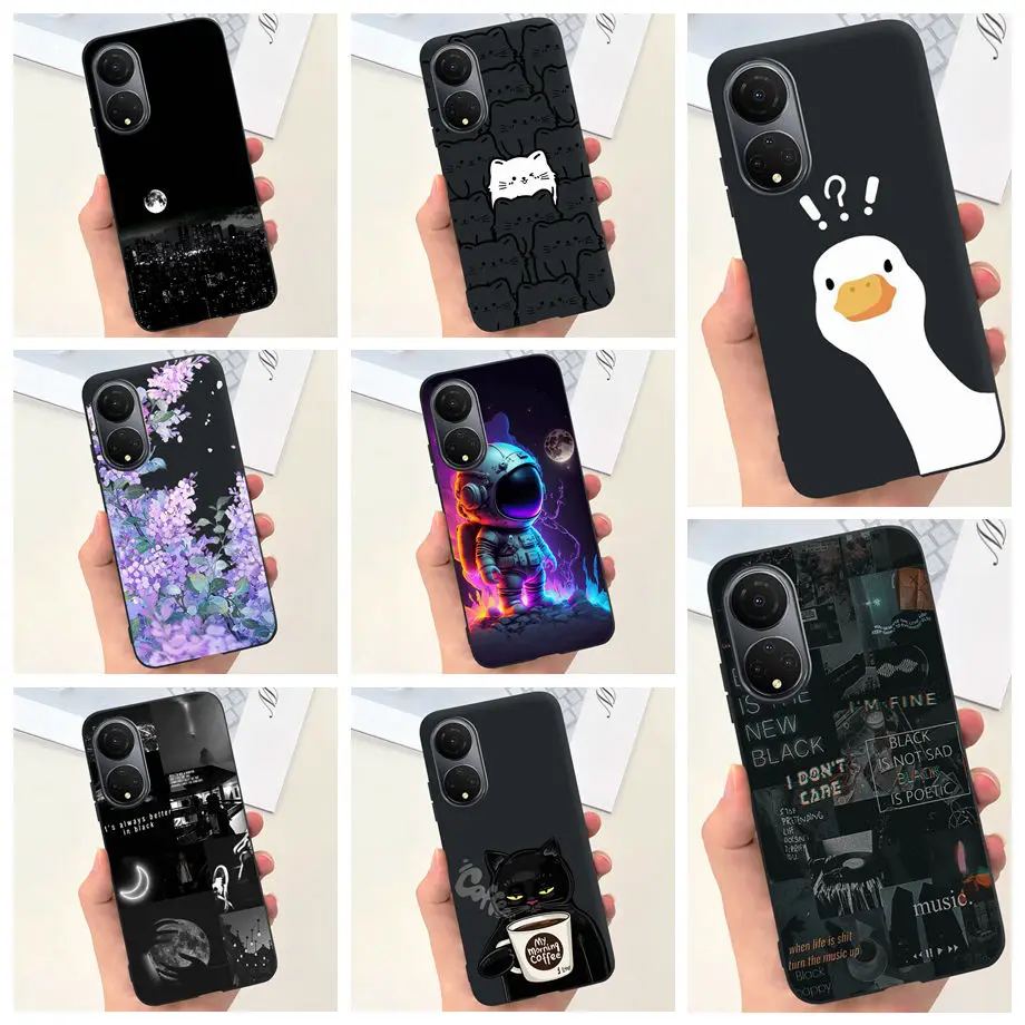 For Honor X7 X7a X7b Case Cover Shockproof Soft TPU Silicone Bumper For Huawei Honor X7a RKY-LX1 Funda HonorX7 4G Luxury Pattern