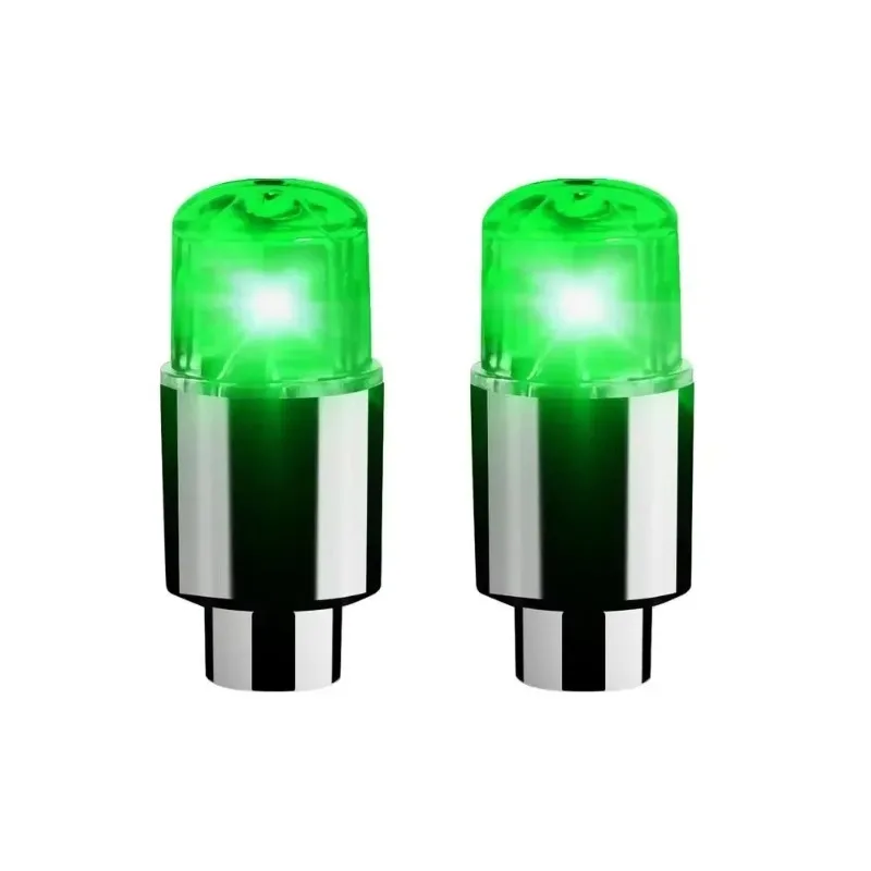 New! For Colorful LED Wheel Valve Lights Motorcycles Bicycles Car Wheel Tire Valve Caps Universal Dustproof Bicycle Valve Cover