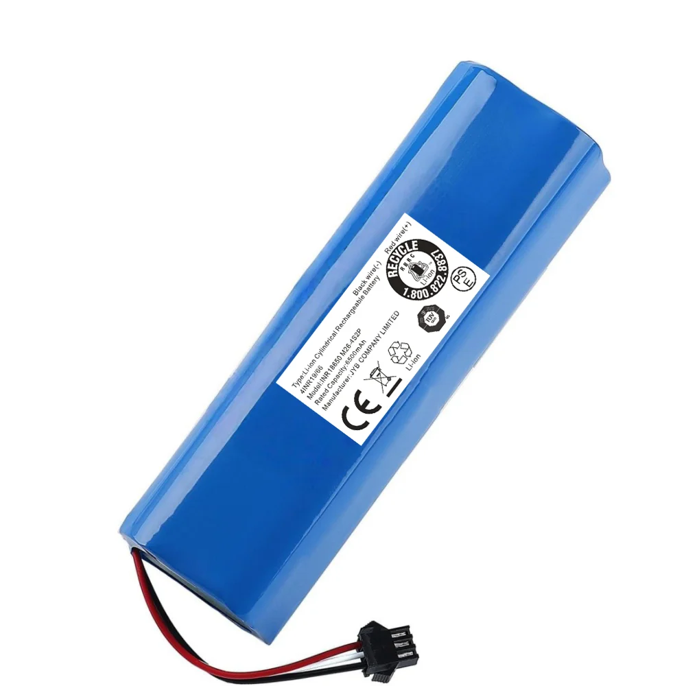 14.4V 6500mAh LiIon Battery For AIRROBO T9 T10 T20 Honiture Q6 Pro Ultenic T10 Zoozee Z50 Z70 Coredy L900 Onson J30 Robot Vacuum